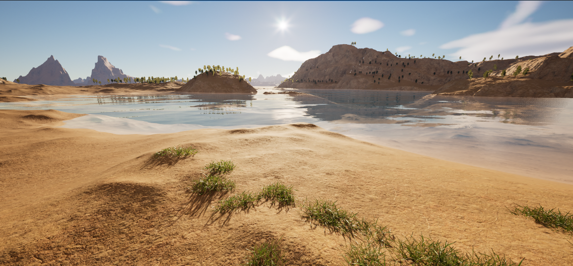 Generated terrain close-up