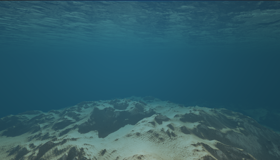 Underwater post-process effect